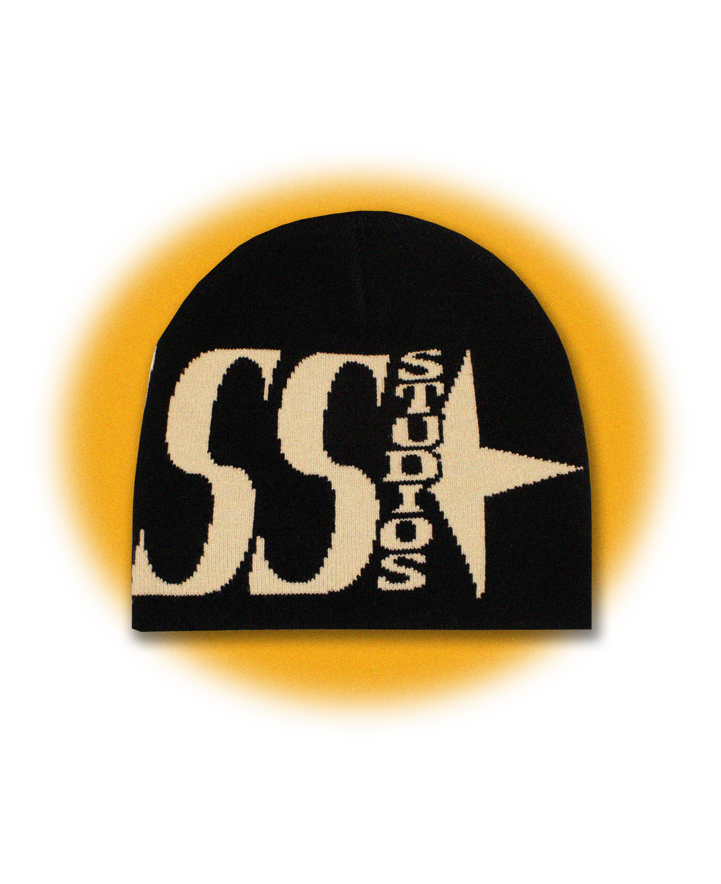STAR STUDIOS KNIT BEANIE (Black)